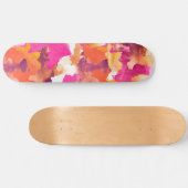 Skateboard Camouflage rose orange (Horz)