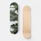 Skateboard Camouflage urbain numérique à 8 bits / Camo (Recto)