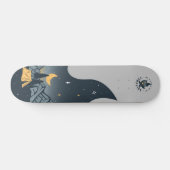 Skateboard Camping cool Camper Feu de Campement Sous Les Mont (Horz)