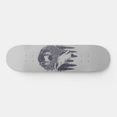 Skateboard Camping Tente Sunset Forêt Wolf Mountain (Horz)