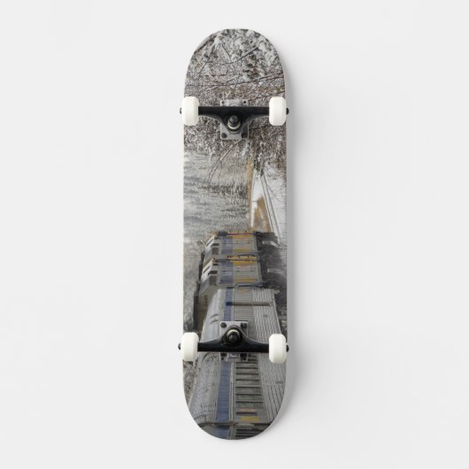 Skateboard Canada, Alberta. Train des neiges de VIA Rail entr (Recto)