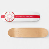 Skateboard Canada depuis 1867 Patinage blanc (Horz)