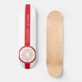 Skateboard Canada depuis 1867 Patinage blanc (Recto)