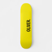 Skateboard Canari jaune Nom moderne | Classique tendance (Devant)