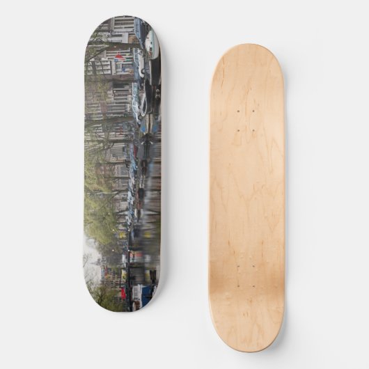 Skateboard Canaux en Hollande, Amsterdam (Recto)