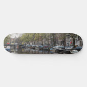 Skateboard Canaux en Hollande, Amsterdam (Horz)