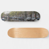 Skateboard Canaux en Hollande, Amsterdam (Horz)