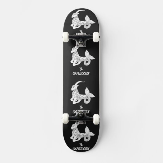 Skateboard Capricorne Silhouette (Recto)