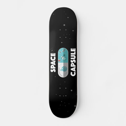 Skateboard Capsule d'espace (Recto)