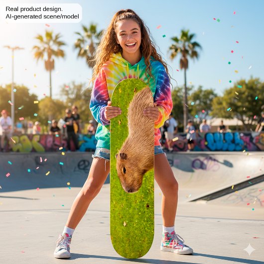 Skateboard Capybara