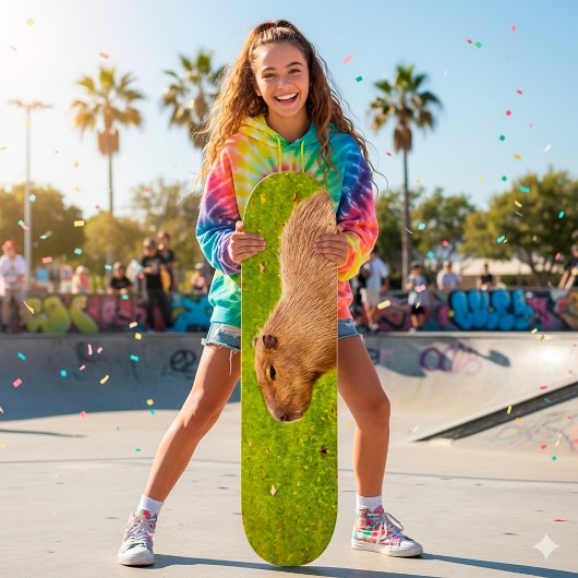Skateboard Capybara