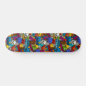 Skateboard Caractères graffitis colorés Motif (Horz)