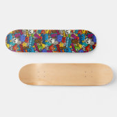 Skateboard Caractères graffitis colorés Motif (Horz)