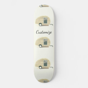 Skateboard Caravane vintage de gitan de remorque de larme