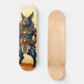 Skateboard Caricature Anubis - Dieu égyptien de l'après-vie (Recto)
