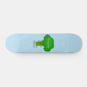 Skateboard Caricature de brocoli dansant Cute kawaii (Horz)