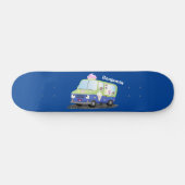 Skateboard Caricature de camion de glace joli (Horz)