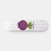 Skateboard Caricature de la cuisine à la racine de betterave (Horz)