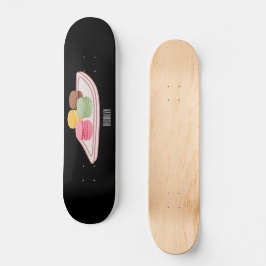 Skateboard Caricature de Macaron (Recto)