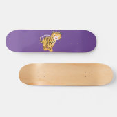 Skateboard Caricature de petit tigre joyeux (Horz)