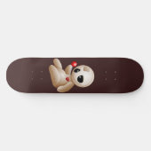 Skateboard Caricature de poupée vaudou en amour (Horz)