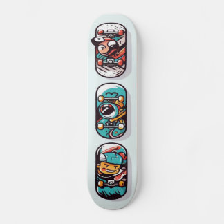 Skateboard Caricature de rue surge design 2