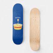 Skateboard Caricature de serpent aux nouilles mignonnes illus (Recto)