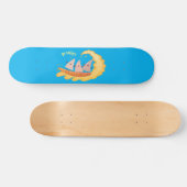 Skateboard Caricature de surf pour chips de maïs mignonette n (Horz)