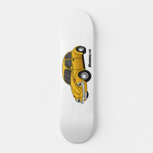 Skateboard Caricature de voiture classique 