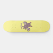 Skateboard Caricature de vol de chauve-souris (Horz)