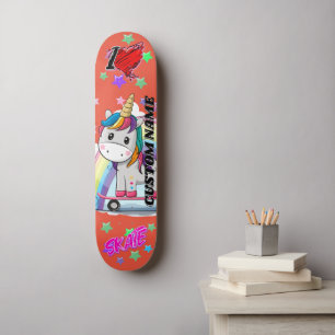 Skateboard Caricature mignon unique monocoque