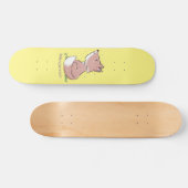 Skateboard Caricature pour bébé renard (Horz)