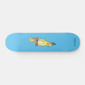 Skateboard Caricature pour oiseaux Cockatiel (Horz)