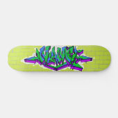 SKATEBOARD CARNET GRAFFITI PERSONNALISÉ WILDSTYLE*EMAIL CI-DE (Horz)