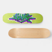 SKATEBOARD CARNET GRAFFITI PERSONNALISÉ WILDSTYLE*EMAIL CI-DE (Horz)