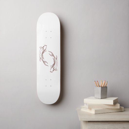 Skateboard Carpe (Art mural)
