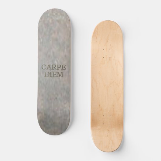 Skateboard Carpe Diem Stone (Recto)