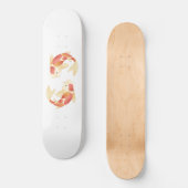 Skateboard Carpes Koï Japonaises (Recto)