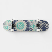 Skateboard Carreau bleu Batik III (Horz)