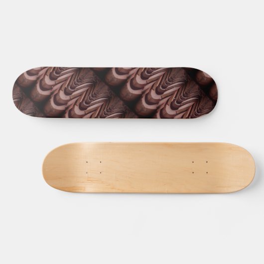 Skateboard Carreaux de toit rustiques avec perspective unique (Horz)