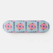 Skateboard Carrelage décoratif coloré (Horz)