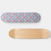 Skateboard Carrelage décoratif coloré (Horz)