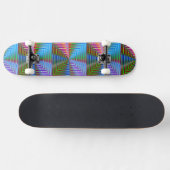 Skateboard Carrés brillants (Horz)
