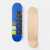 Skateboard Carrés de Dozer™ Woj (Recto)