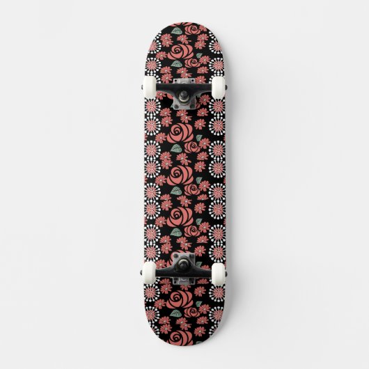 Skateboard Carrousel Rose (Recto)