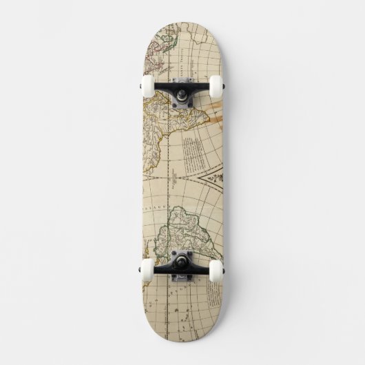 Skateboard Carte 8 du monde (Recto)