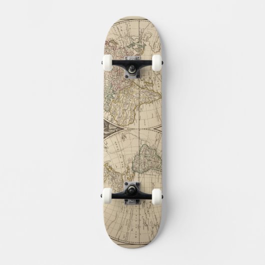 Skateboard Carte 9 du monde (Recto)