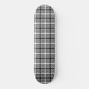 Skateboard carte à carreaux optiques
