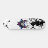 Skateboard Carte à puce Retro Skull King Custom Pro (Horz)