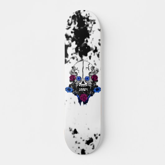 Skateboard Carte à puce Retro Skull King Custom Pro (Devant)